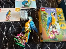 LEGO CREATOR 3 in 1: Exotic Parrot - Set 31136 Complete W/Instructions