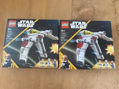 Two New Sealed Lego Star Wars V-19 Torrent Starfighter Sets