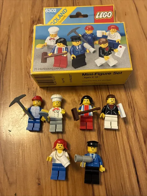 Vintage Lego 6302 LegoLand Town System Complete Includes Box NO Instructions