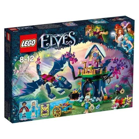 Lego Elves Rosalyn's Healing Hideout 41187 Set 100% Complete Box and Instruction