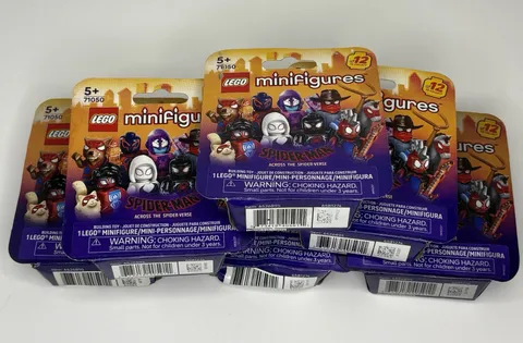 Lot Of 6 Lego Minifig Spider-Man Across The Spider-Verse Blind Bags Boxes New