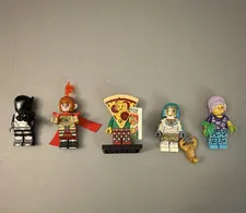 LEGO Minifigures Series 16 Lot of 5 Assorted Characters Pizza Slice Costume