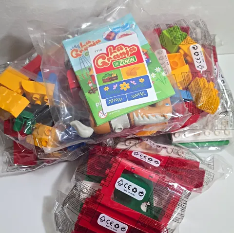 LEGO La Granja de Zenón 1110 Polybag Bulk Lot Multicolor Plastic Pieces