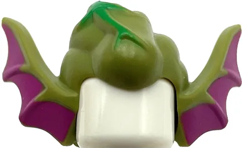 Lego New Olive Green Minifigure Headgear Head Top Mutated Doctor Part