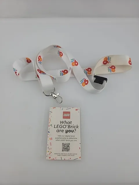 LEGO 90 Years of Play lanyard 