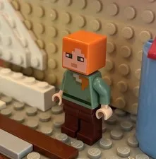 Lego Minifigure Minecraft Alex Minifig Figure