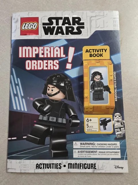 LEGO Star Wars Imperial Orders! Activity Book & Death Star Trooper Minifigure
