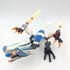 LEGO 2260 Ninjago Ice Dragon Attack Incomplete, For Parts 