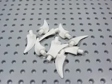 LEGO Lot of 10 White Barbs Horns Weapon Minifig BU