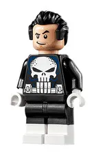 LEGO® Super Heroes The Punisher Minifigure Spider-Man Marvel 76178 sh0722 Rare