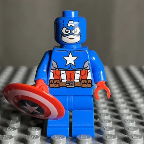 LEGO Captain America Minifigure Retired 76017 sh0106 CMF Lot Rare Marvel 1O