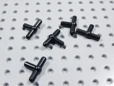 LEGO Lot of 5 Black Pneumatic T Handle BH