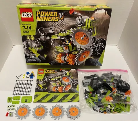 Lego 8963 Power Miners Rock Wrecker Instructions Box 2009 missing Rock Monster