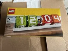 LEGO 40172 Brick Calendar Retired Sealed 278 Pieces Office Desk Display New Set