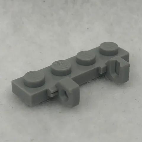 LEGO 44568 Light Bluish Gray Hinge Plate 1 x 4 Locking Dual 1 Fingers (x1)