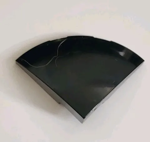 LEGO Black Slope, Curved 3 x 3 Corner Round 76797
