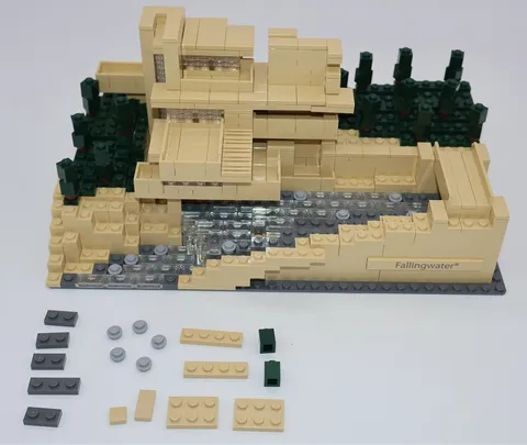 LEGO Architecture 21005 Fallingwater Frank Lloyd Wright, No Box or Manual - 
