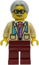 LEGO® Minifig idea242 - Tourist - Tan Suit Jacket