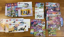LEGO Friends Dreamzzz Manuals Lot Heartlake City Hospital Shopping Mall NO PARTS