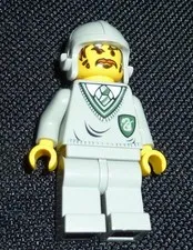Harry Potter Slytherin Quidditch Player Minifigure EGO    With Helmet Gray Torso