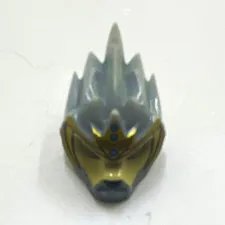 LEGO Legends of Chima Medium Stone Gray Lion Mask/Helmet with Gold Crown