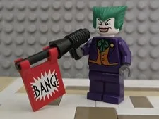 LEGO Joker Minifigure - 7782 7888 DC Batman I - Batwing Aerial Assault ***NEW***