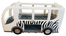 Lego Duplo Striped Zebra Safari Zoo Van No Animals Very Good Condition