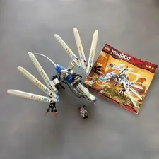 LEGO NINJAGO Ice Dragon Attack 2260 In 2011 Used Retired Comp W/Manual