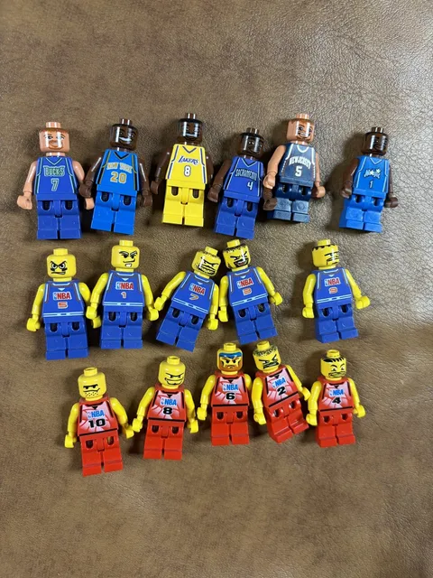 LEGO NBA Minifigures Kobe Bryant, Kidd, Kukoc, Houston, Webber McGrady + 10 More