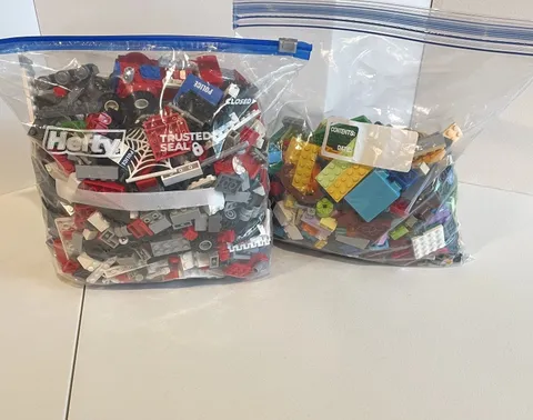 LEGO BRICKS And Building Bricks GALLON BAGS- Assorted Colors Pieces Handcuffs