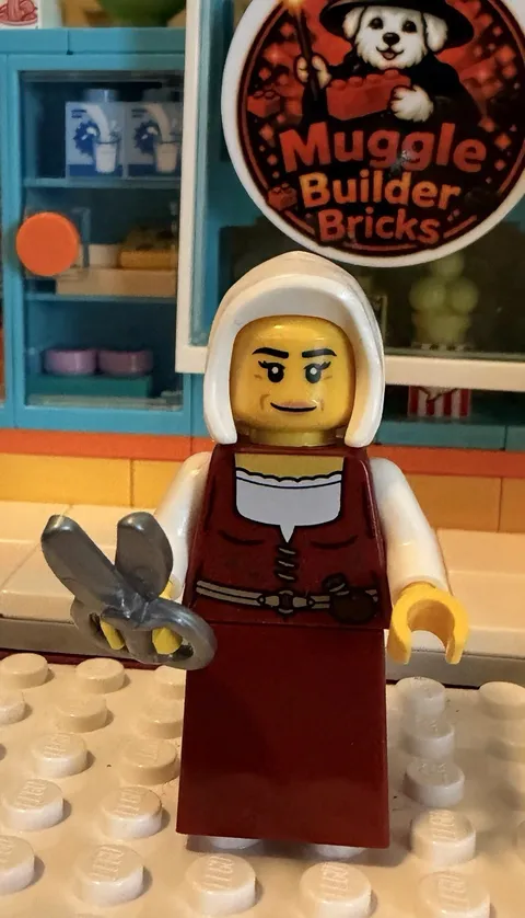 Lego Medieval Seamstress Minifigure With Accessory