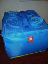 RARE VINTAGE LEGO CITY PLAYSET CARRYING CASE with FOLD OUT PLAYMAT - STORAGE BAG