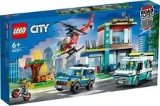 LEGO City 60371 Emergency Vehicles HQ 706pcs Building Toy Set