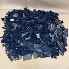 LEGO Bulk 1.5lbs+ DARK BLUE Authentic Blocks Plates & More!