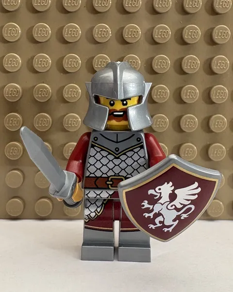 Lego Griffin Knight Male Minifigure (idea232)  - Castle - Medieval - Brand New