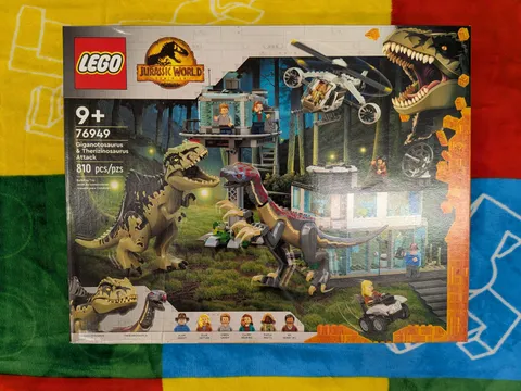 LEGO Jurassic World: Giganotosaurus & Therizinosaurus Attack (76949) New In Box