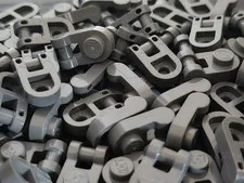 LEGO 💥new💥 50 Count Plate, Round 1 x 1 with Bar Handle Dark Gray