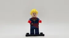LEGO authentic Captain Marvel sh0226 Marvel Avengers 76049 Thanos blonde hair