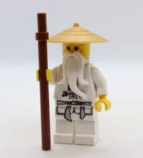 Sensei Wu 9450 70505 Gold Hat Ninjago LEGO® Minifigure Mini Figure