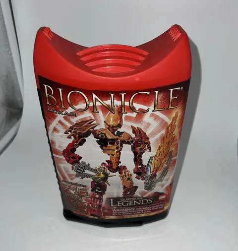 LEGO BIONICLE Glatorian Legends Ackar 8985 55pcs Canister Set