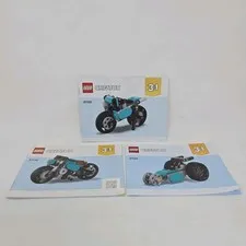 LEGO Creator 31135 3-in-1 Motorcycle Instruction Manual Only