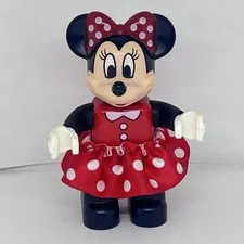LEGO Duplo Disney MINNIE MOUSE Figure Red Dress w/Fabric Skirt Replacement A8