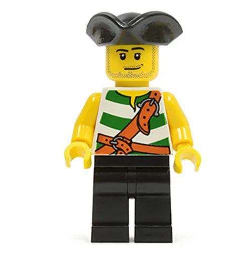 LEGO Pirates Minifigure Pirate Green pi106 6240