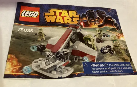 LEGO Manual 75035 Star Wars Instruction Manual Only 28 Pages Preowned