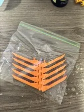 LEGO Brick Separators Removal Tools EUC Design Pin Disconnect Orange Lot Of 10