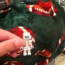 LEGO Minecraft Skeleton White Minifigure - 1 Piece Plastic, Age 4+