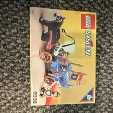 LEGO System 6038 Illustrated Instruction Manual Booklet, MPN 120368, LEGO Set