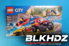 LEGO City 60412 4x4 Fire Truck Rescue Boat RETIRED 2025 SEALED VAULTED ASSET