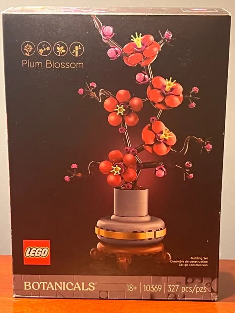 Lego Botanicals 10369 Plum Blossom 327 Pieces NEW Factory Sealed