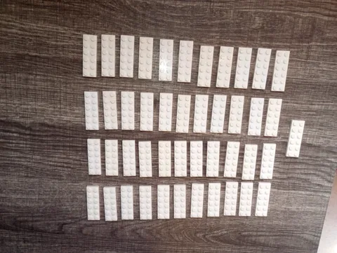45 pieces White Genuine Lego 2 x 6 Plates Part 3795 WYSIWYG IRL u get 45 plates